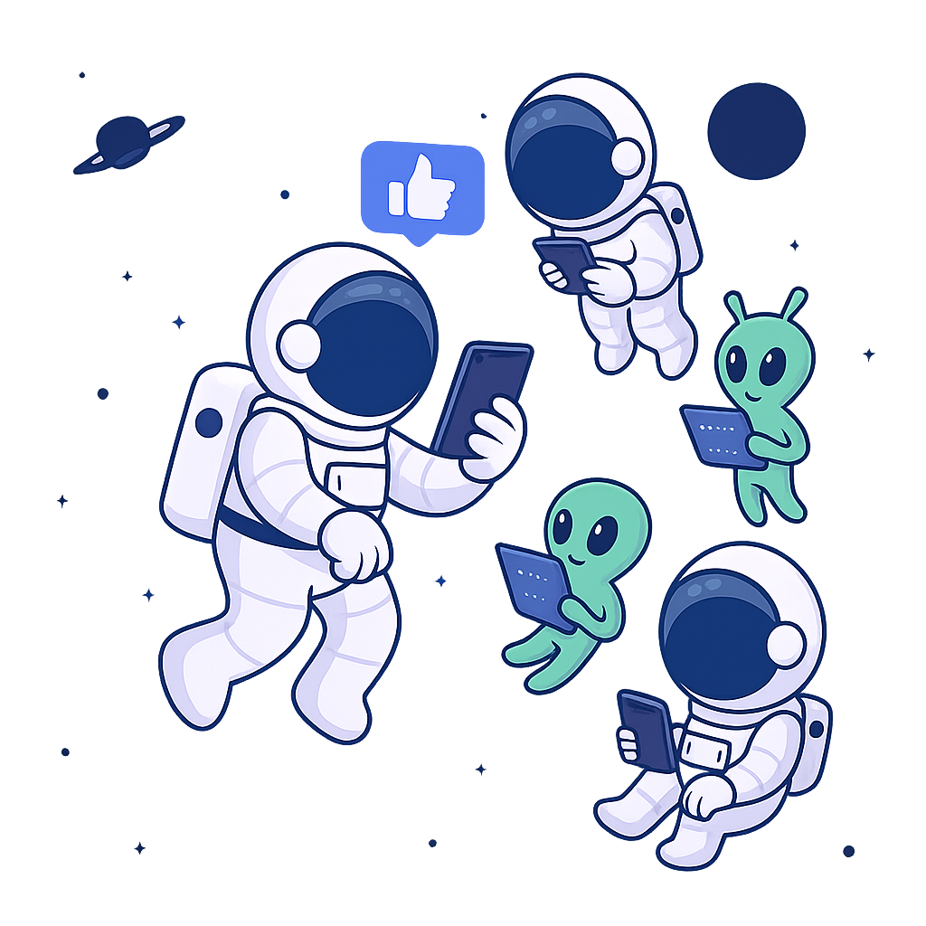 Create a social media account visual